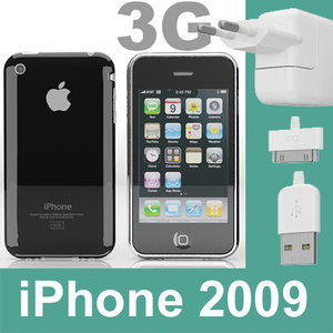 3g iphone 2009 3d model