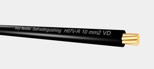3d vd - h07v-r 10mm2 model