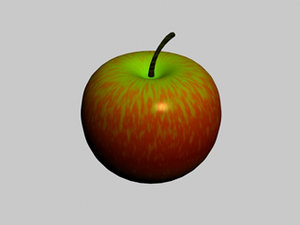 3d Apple Model Maya Free