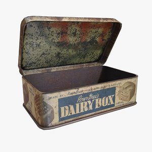 old dairy box 3d max