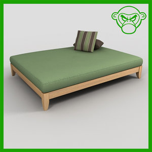 3d day bed model