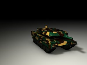 leopard 2a6 3d model