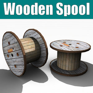 lightwave wooden spool