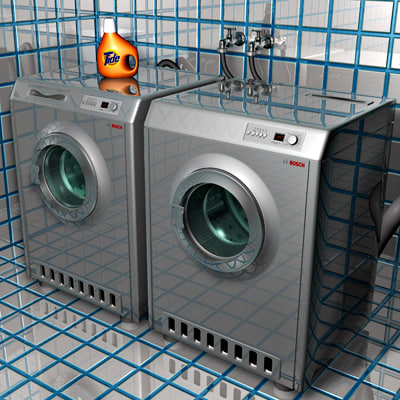 3dsmax washing machine washer
