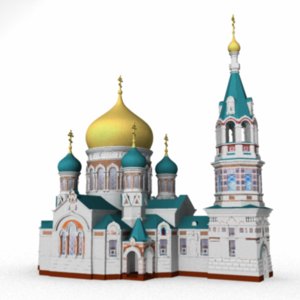 russian church 3d model