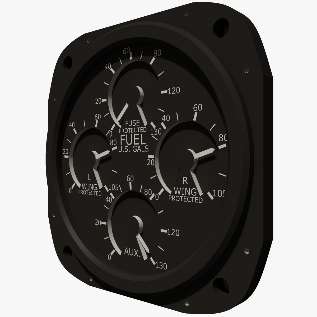 max fuel gauge aircraft instrument