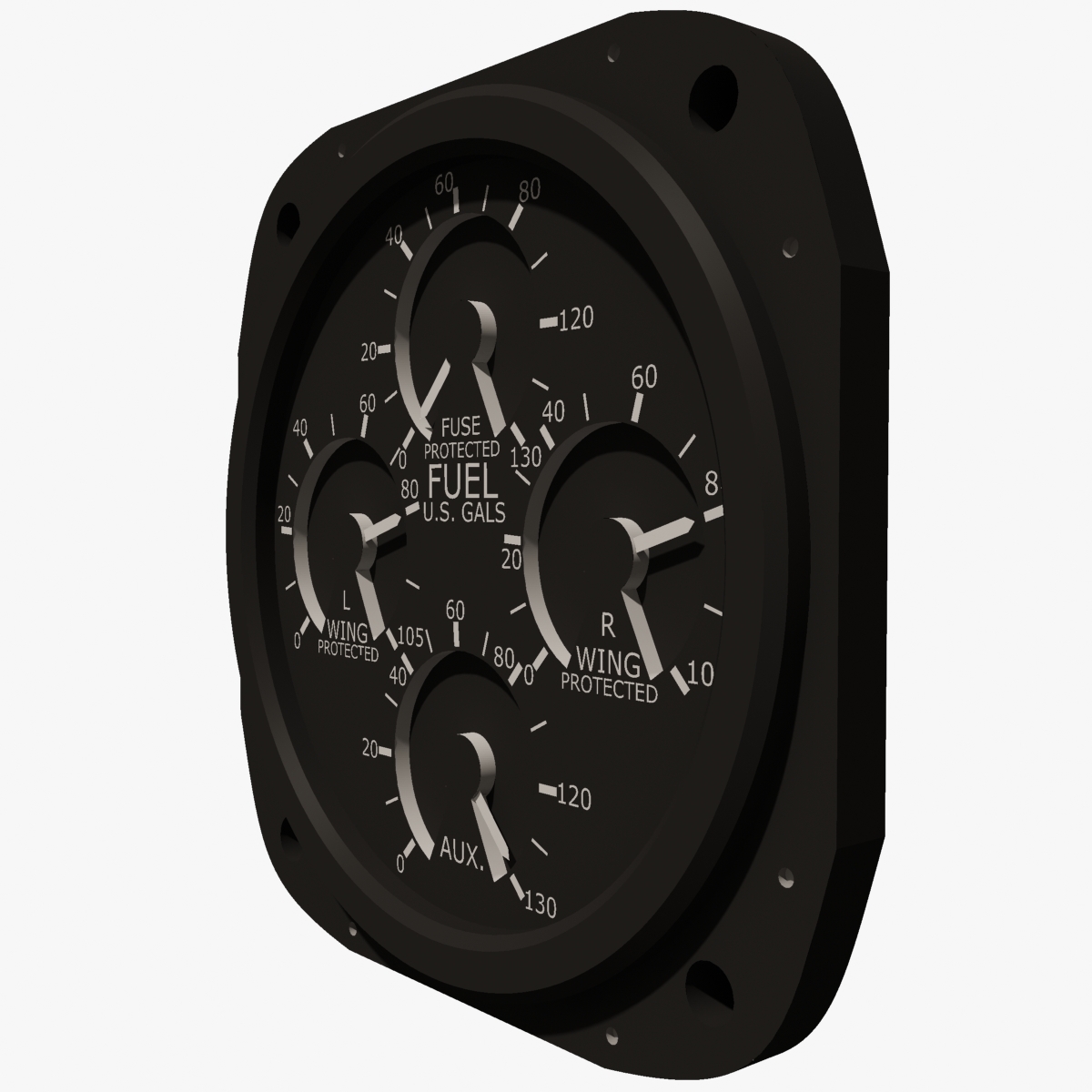 max fuel gauge aircraft instrument