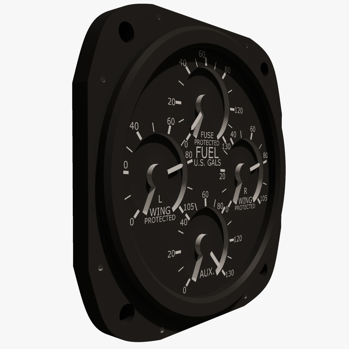 max fuel gauge aircraft instrument