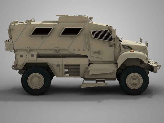 3d Maxxpro Mrap Model