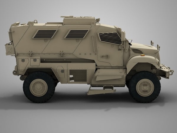 3d maxxpro mrap model