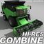 3d model of hi-res combine harvester