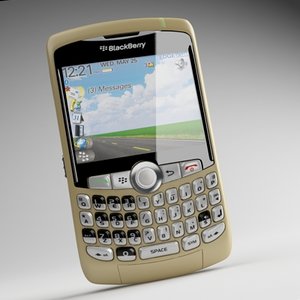 3d blackberry curve 8310 model