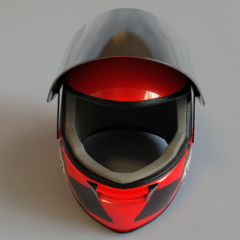 racing helmet 3d model