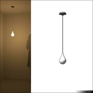 free suspended ceiling lamp 3d model