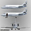 3d dassault falcon business jet