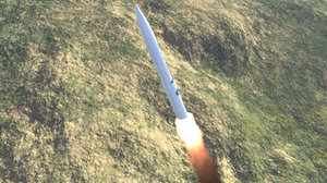 lgm-30 minuteman missile obj