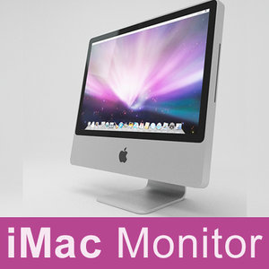 imac monitor 3d max
