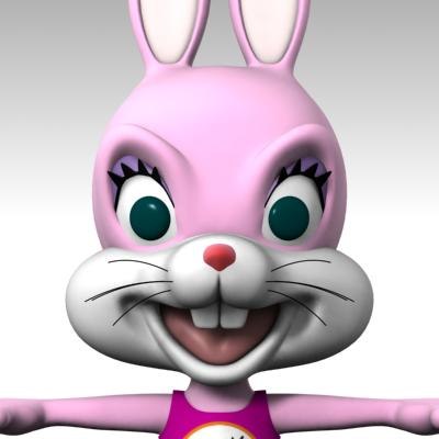 3d bunny cartoon