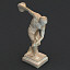 3d greek statue male model