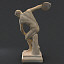 3d greek statue male model