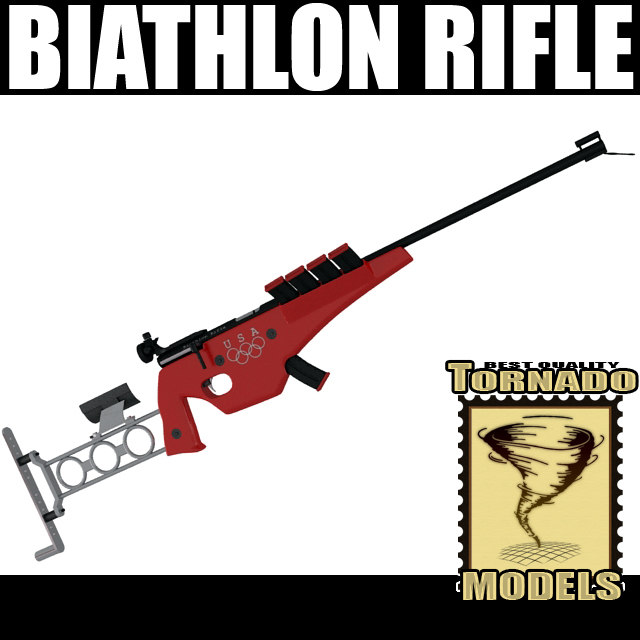 3d model biathlon rifle