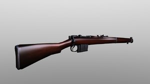 3d model 1897 lee-enfield rifle