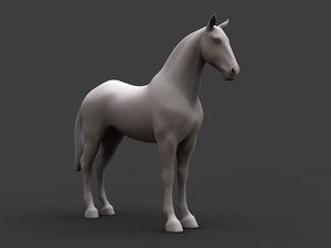 3d model horse