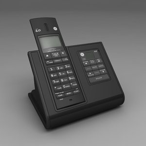 3ds max cordless telephone