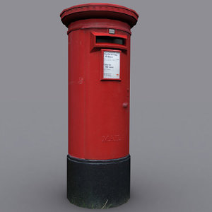 3d model postbox mail box