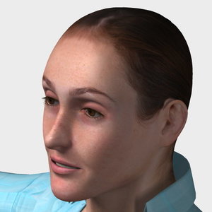 character woman female 3d max