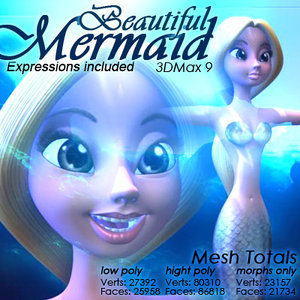 3d mermaid expressions