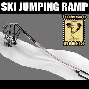 3d ski jumping ramp