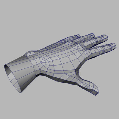 human hand 3d model