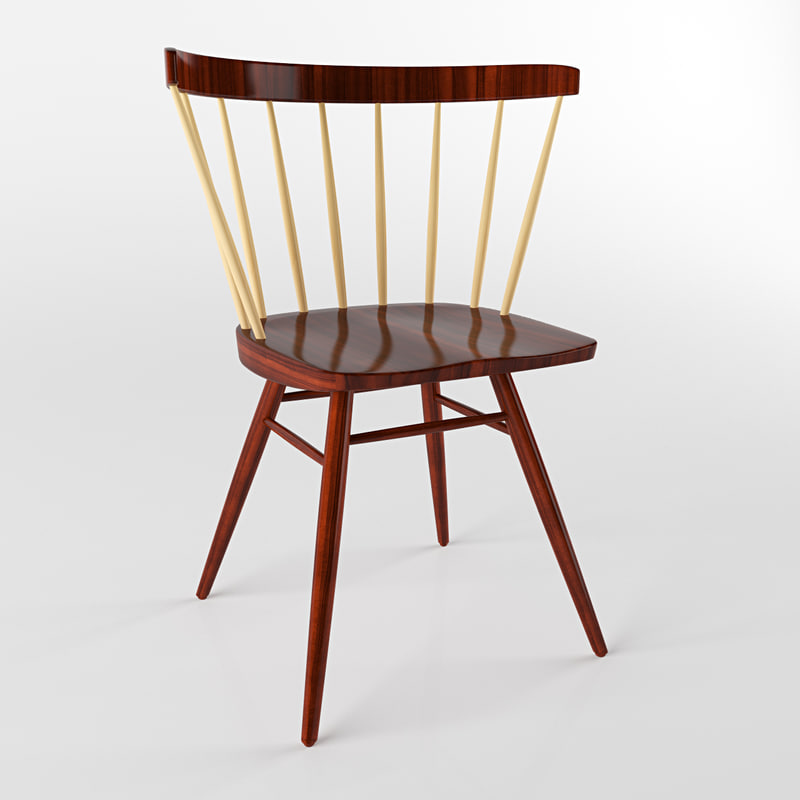 Wooden Chair Nakashima Straight S Nakashima Straight Backed Chair