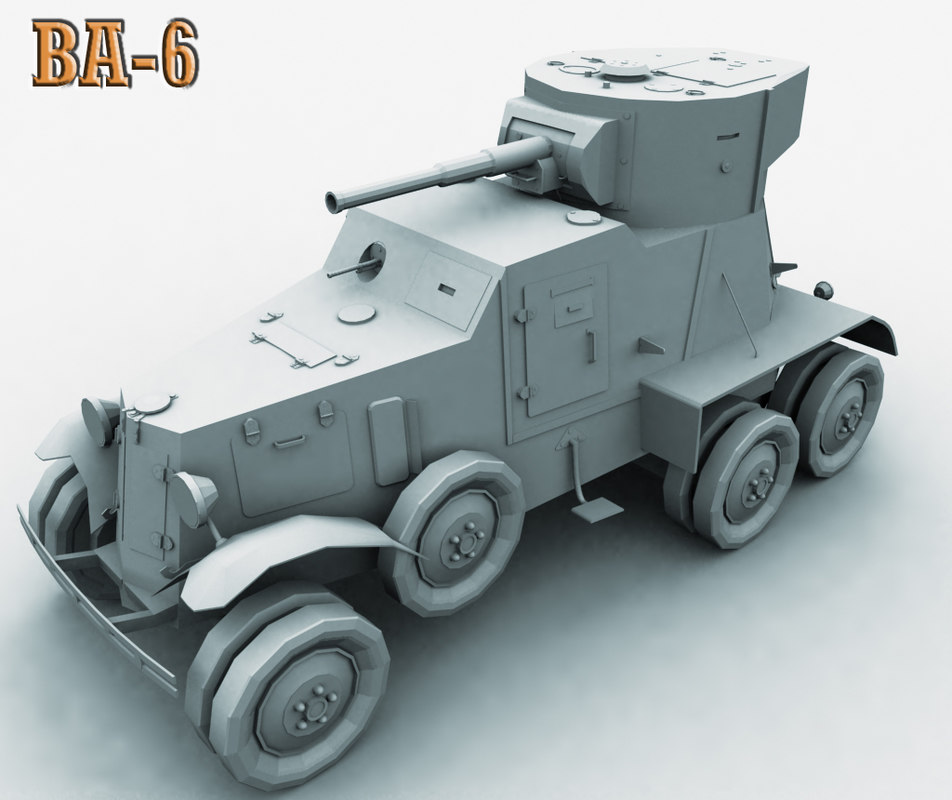 model car 3d armored free 3d car model ba armored 6