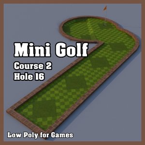 3dsmax mini golf hole