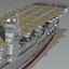 3d model akagi aircraft carrier japanese
