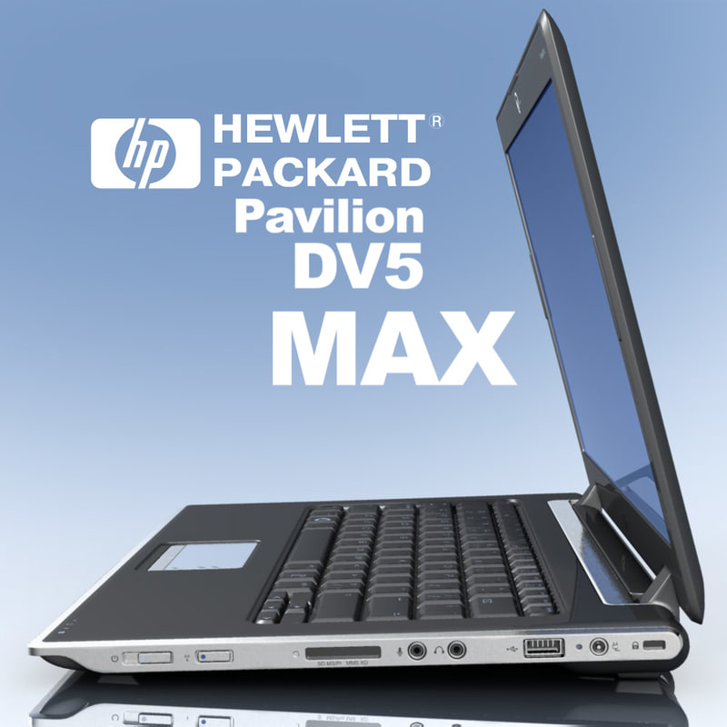 3d Model Notebook Hp Pavilion Dv2 2225