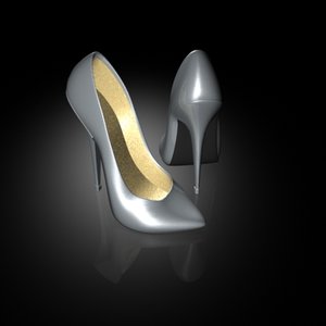 3d heels model