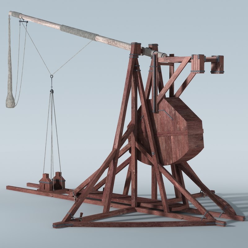 3d tribok trebuchet model