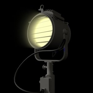 3d model of signal lamp