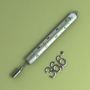 3d model thermometer thermo