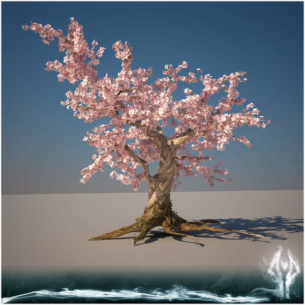 3d cherry tree