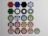 3ds max poker gambling chips