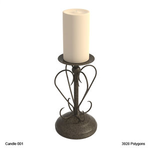 3ds max candle