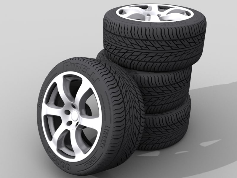 free tires 2010 3d model