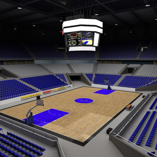 3ds max basketball arena