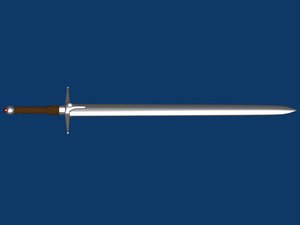 sword excalibur 3d model