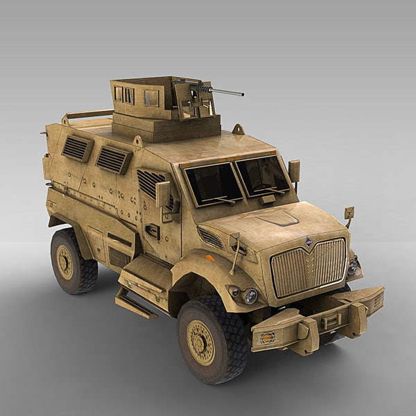 3d model maxxpro military ambush