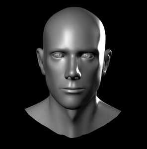 3d model human head